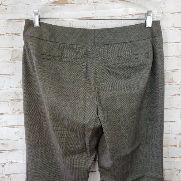 Classiques Entier Size 10 Black Micro Check 100% Virgin Wool Dress Pants Slacks - Picture 6 of 11